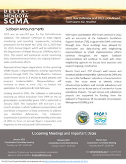 Delta Mendota SGMA Newsletter Summer 2020